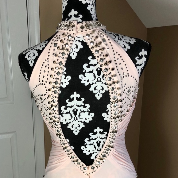 Pink/Silver Jovani Formal Gown - Picture 6 of 6